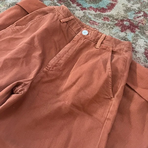 Free People Rust Brown Wide Leg Pants. Reposhing because I need a bigger size. - Picture 2 of 4